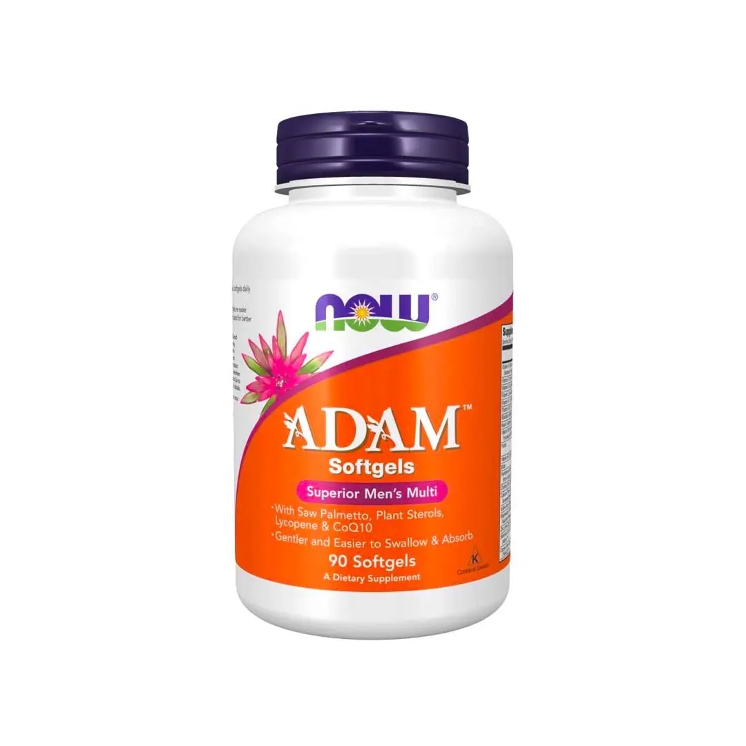 N21 Zinmax Now Foods ADAM Mens Multiple Vitamin Softgels min Nutrition21