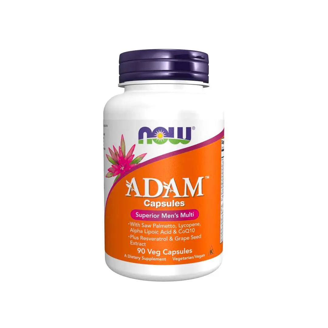N21 Zinmax Now Foods ADAM Mens Multiple Vitamin Veg Cap min Nutrition21