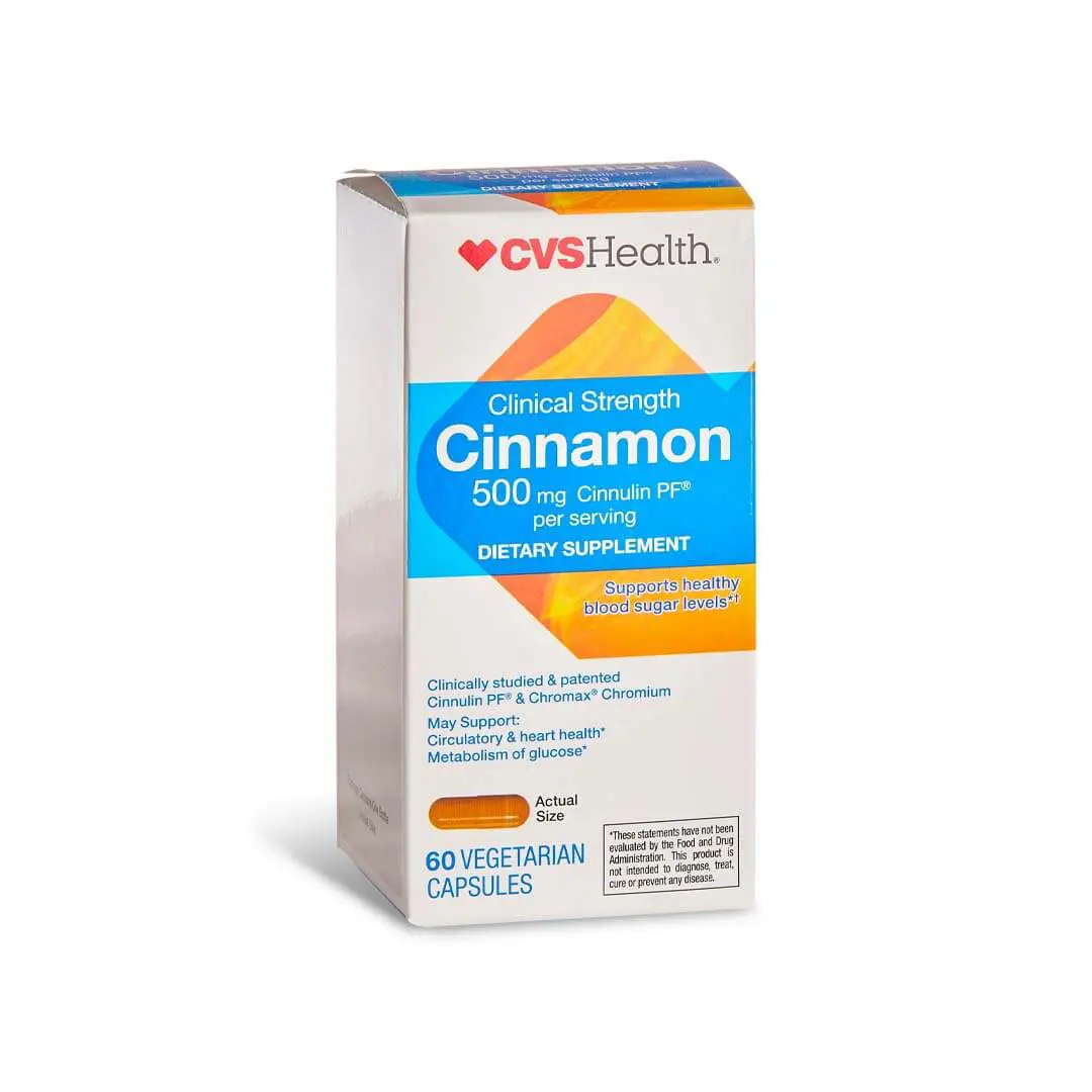 Chromax CVS Health Cinnamon Nutrition21