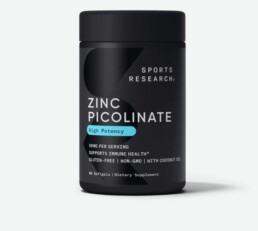ZIN Sports Research Zinc Picolinate High Potency 04212023 uai Nutrition21