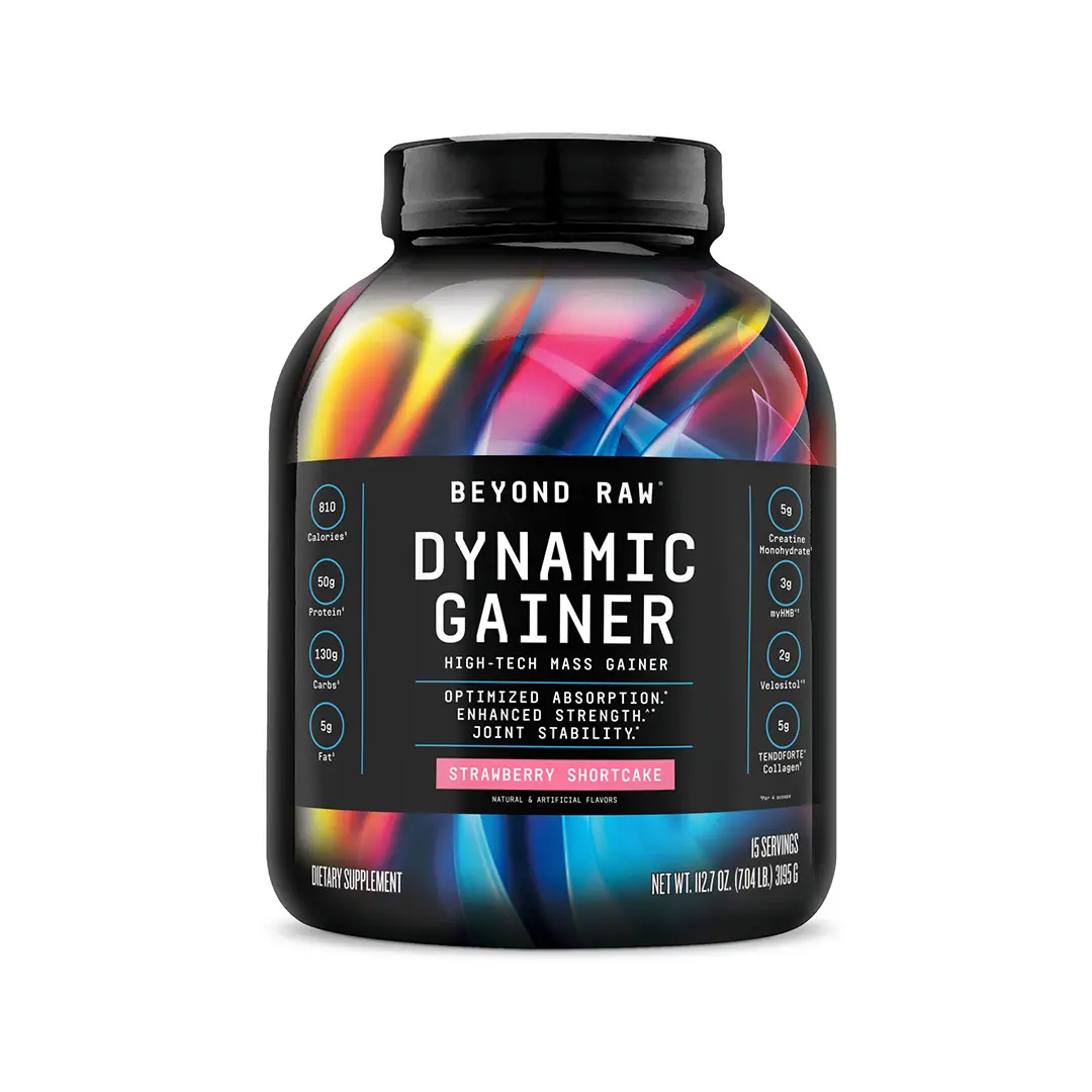 Container of Beyond Raw Dynamic Gainer